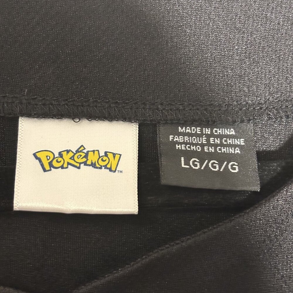 Kids Pokemon Pikachu Baseball Jersey Black & Yellow LG - Picture 3 of 6